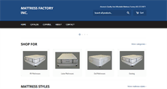 Desktop Screenshot of mattressfactoryinc.com